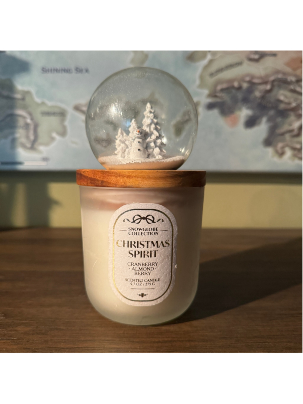 Kirkland’s Christmas Spirit Snow Globe Candle | 9.7 oz